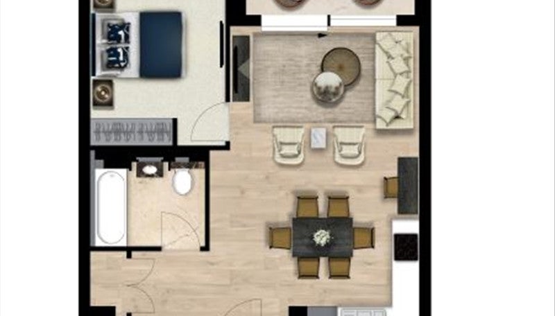 Flat Charterhouse Square in London