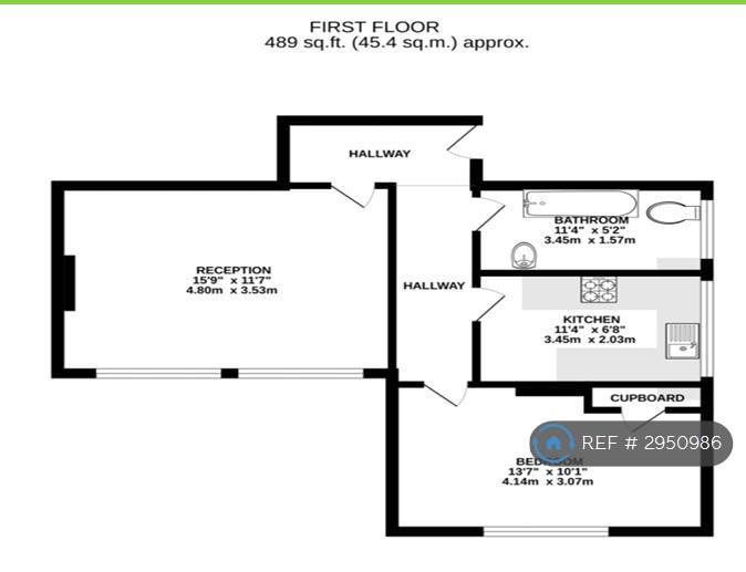 Flat Outram Road in Greater London