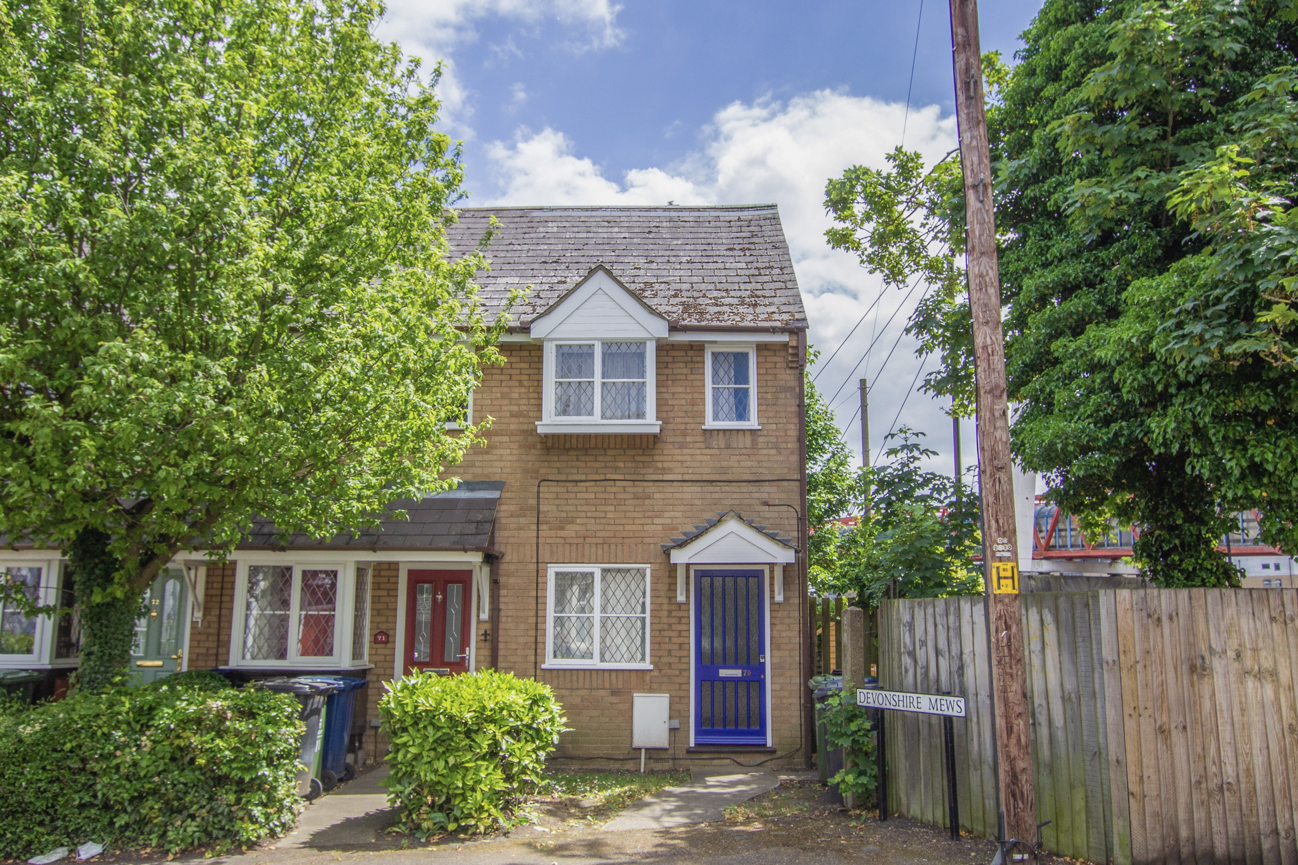House Devonshire Road in Cambridge