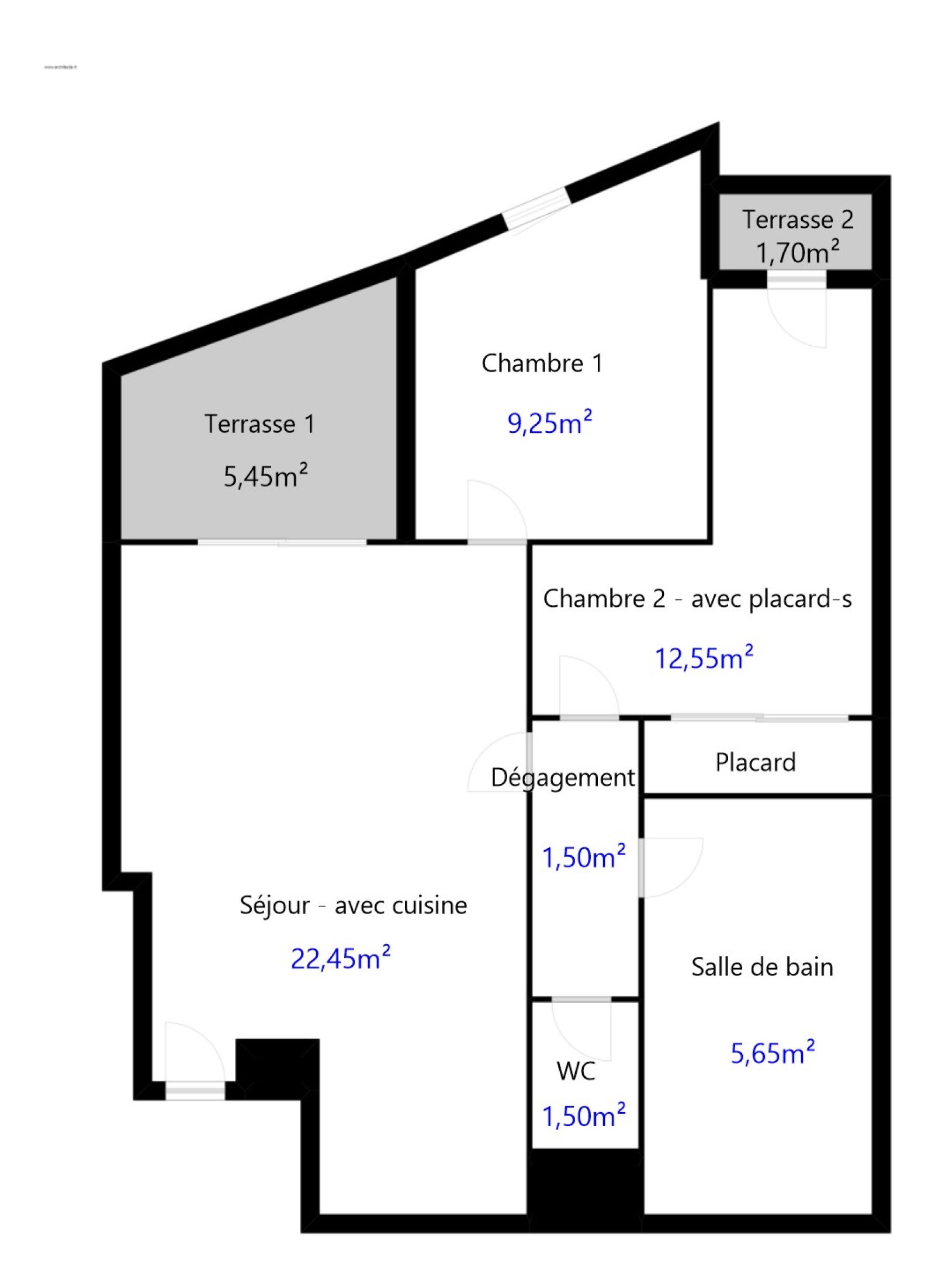 Flat Rue du Rouet in Marseille