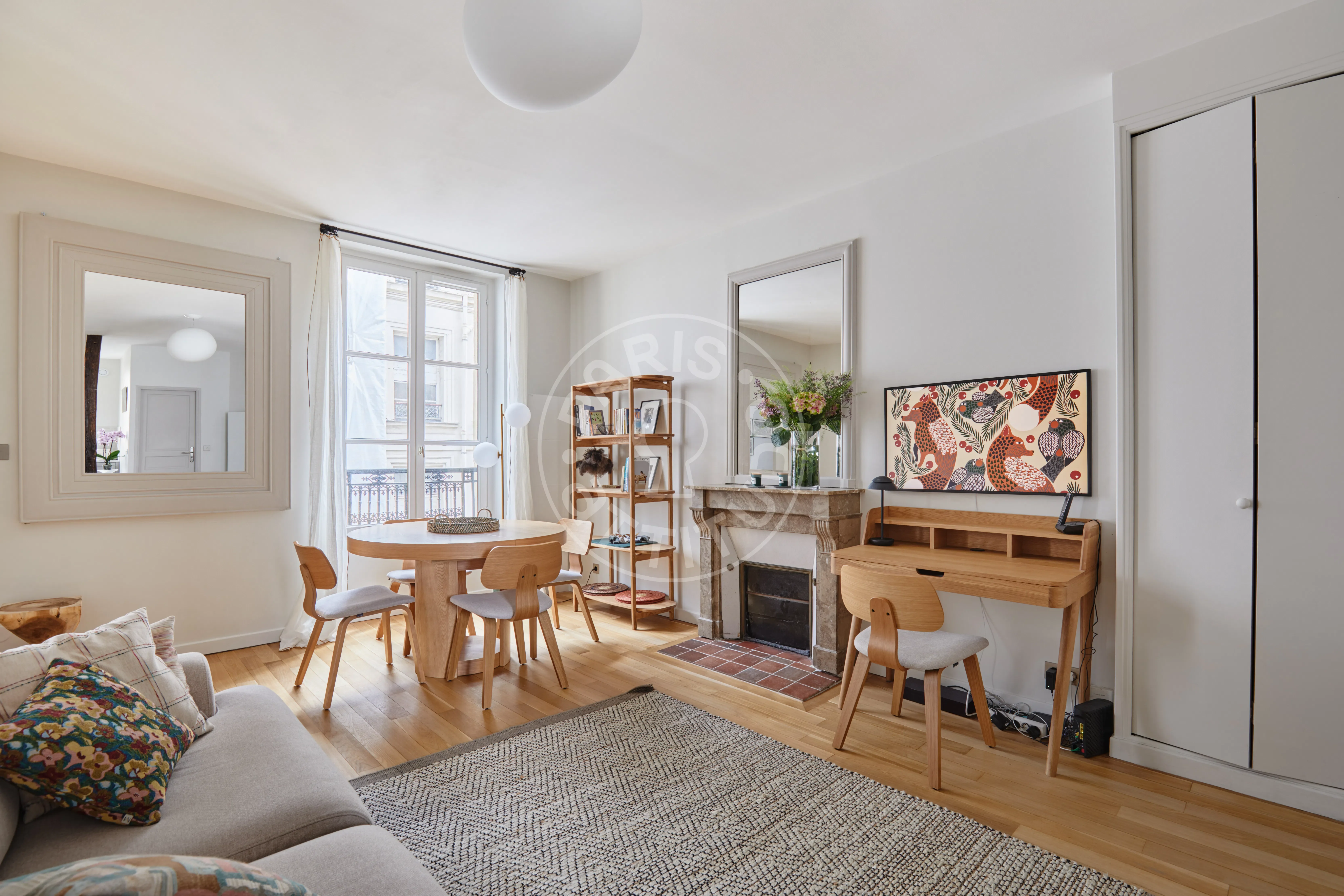 Flat Rue des Petits Champs in Paris