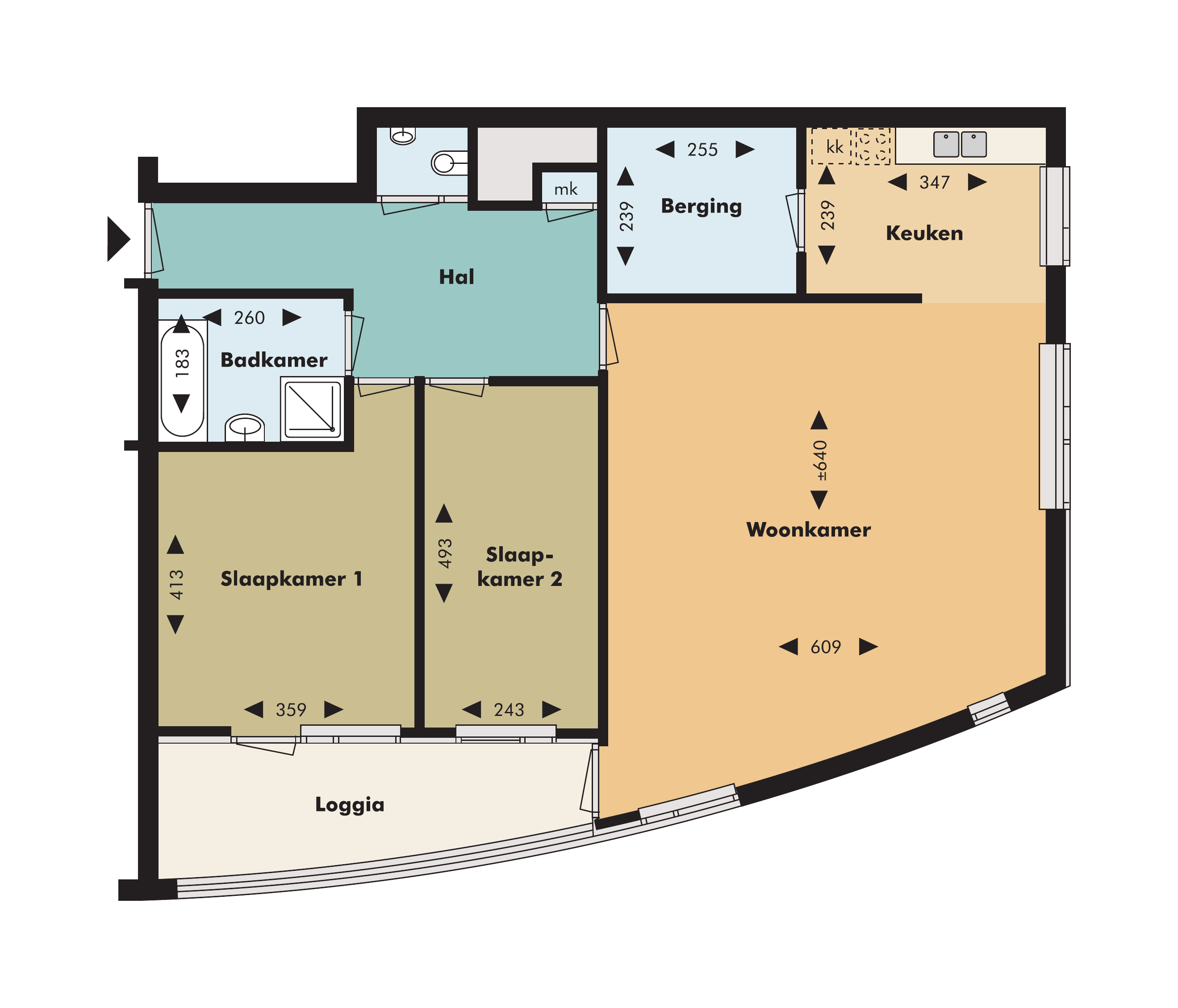 Appartement Van Ravesteyn-erf 466 in Dordrecht
