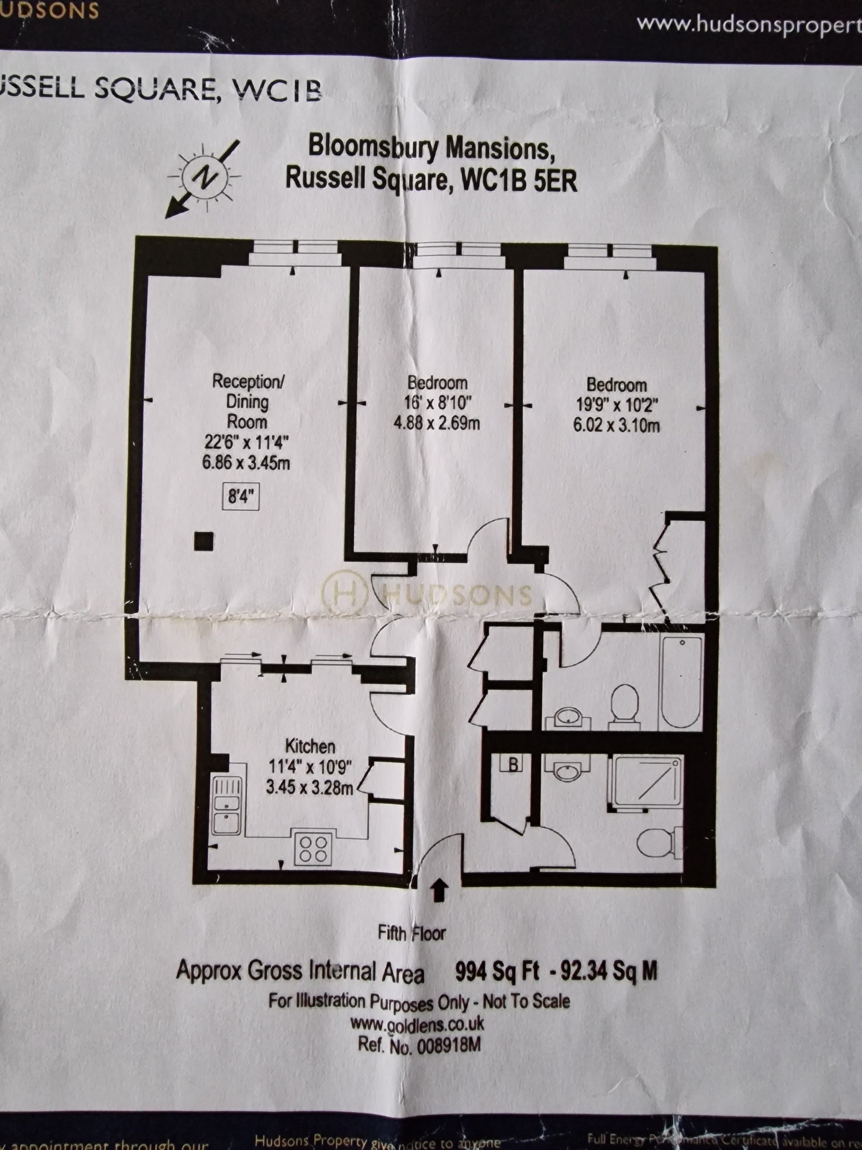 Flat Russell Square in Greater London