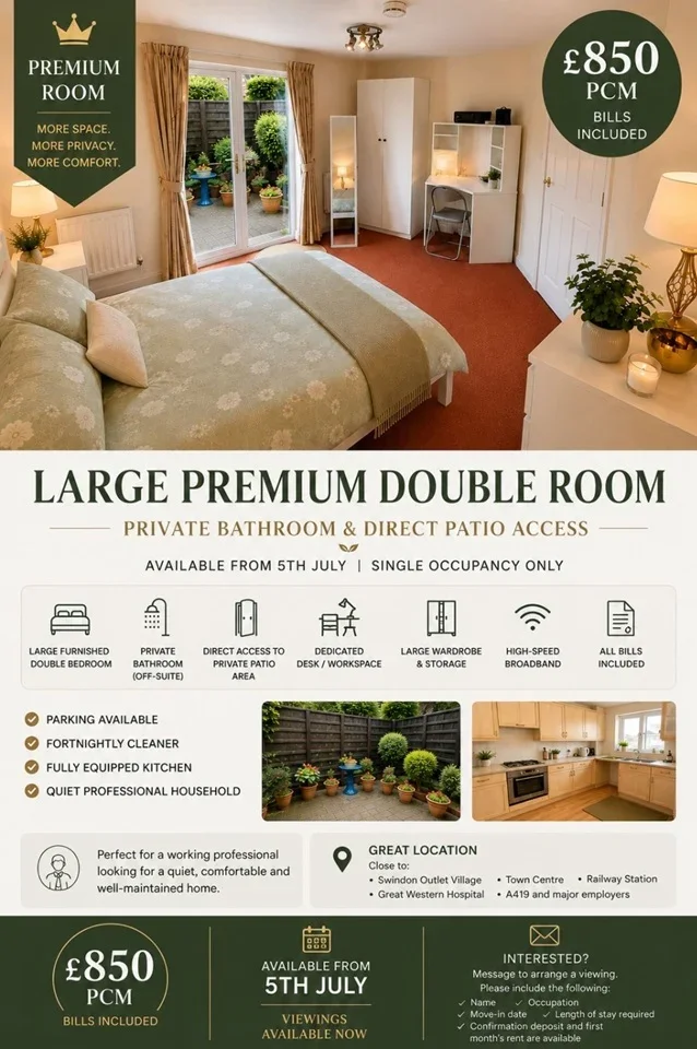Room Saltash Road in Swindon