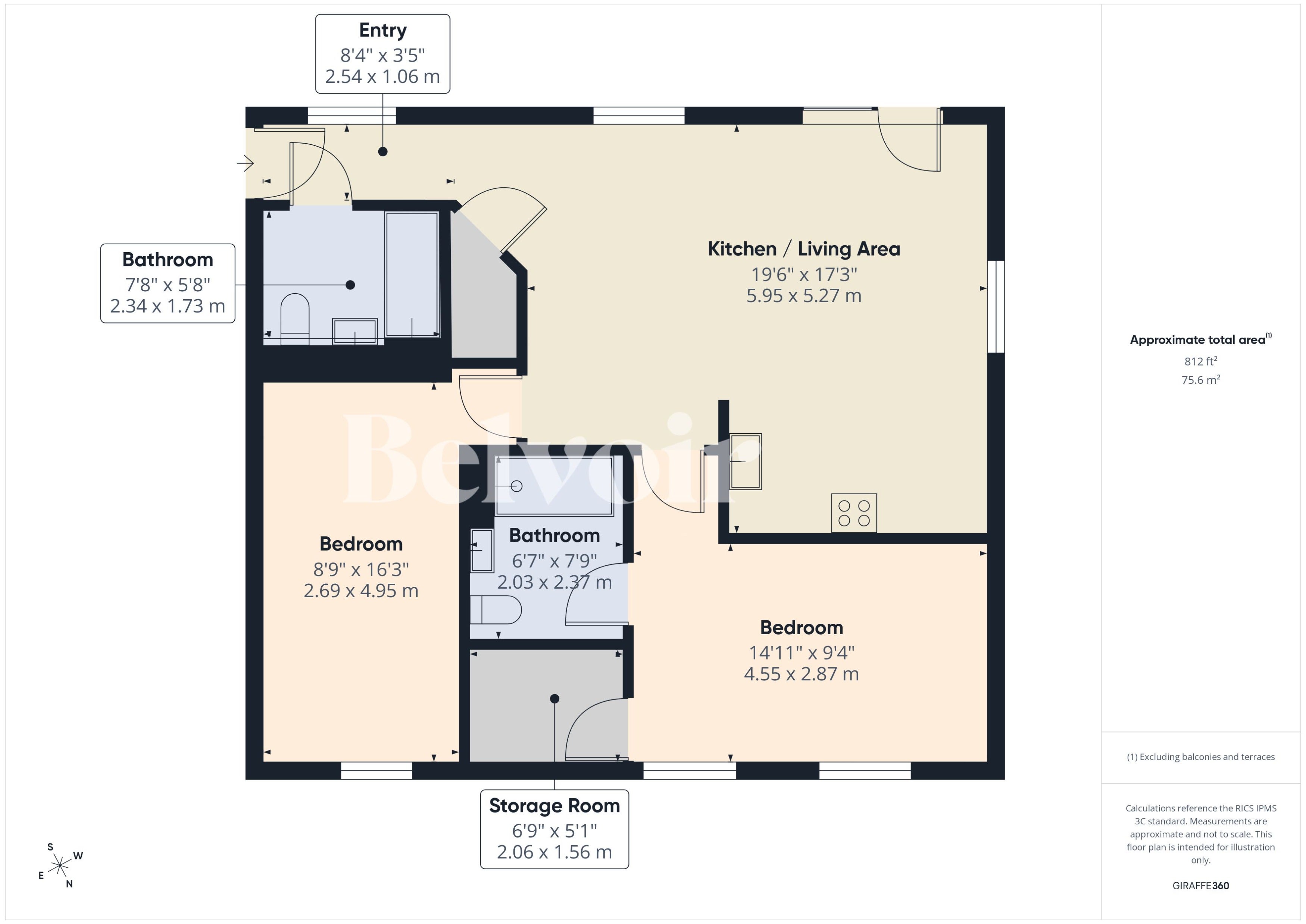 Flat Harland Court in West Suffolk