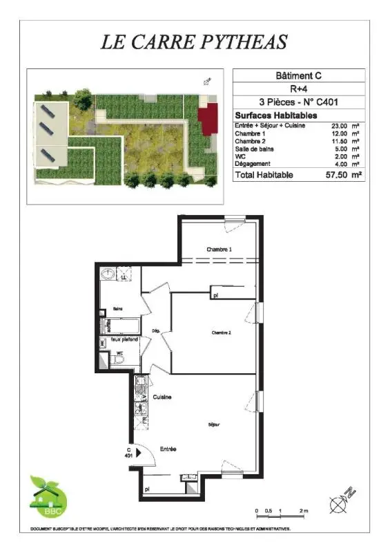 Appartement Boulevard Émile Broodcoorens à Saint-Nazaire