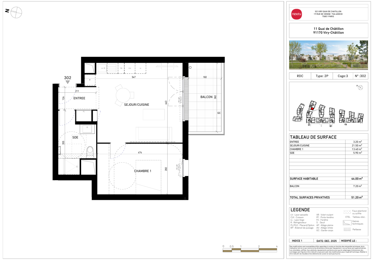 Appartement Rue de Seine à Viry-Châtillon