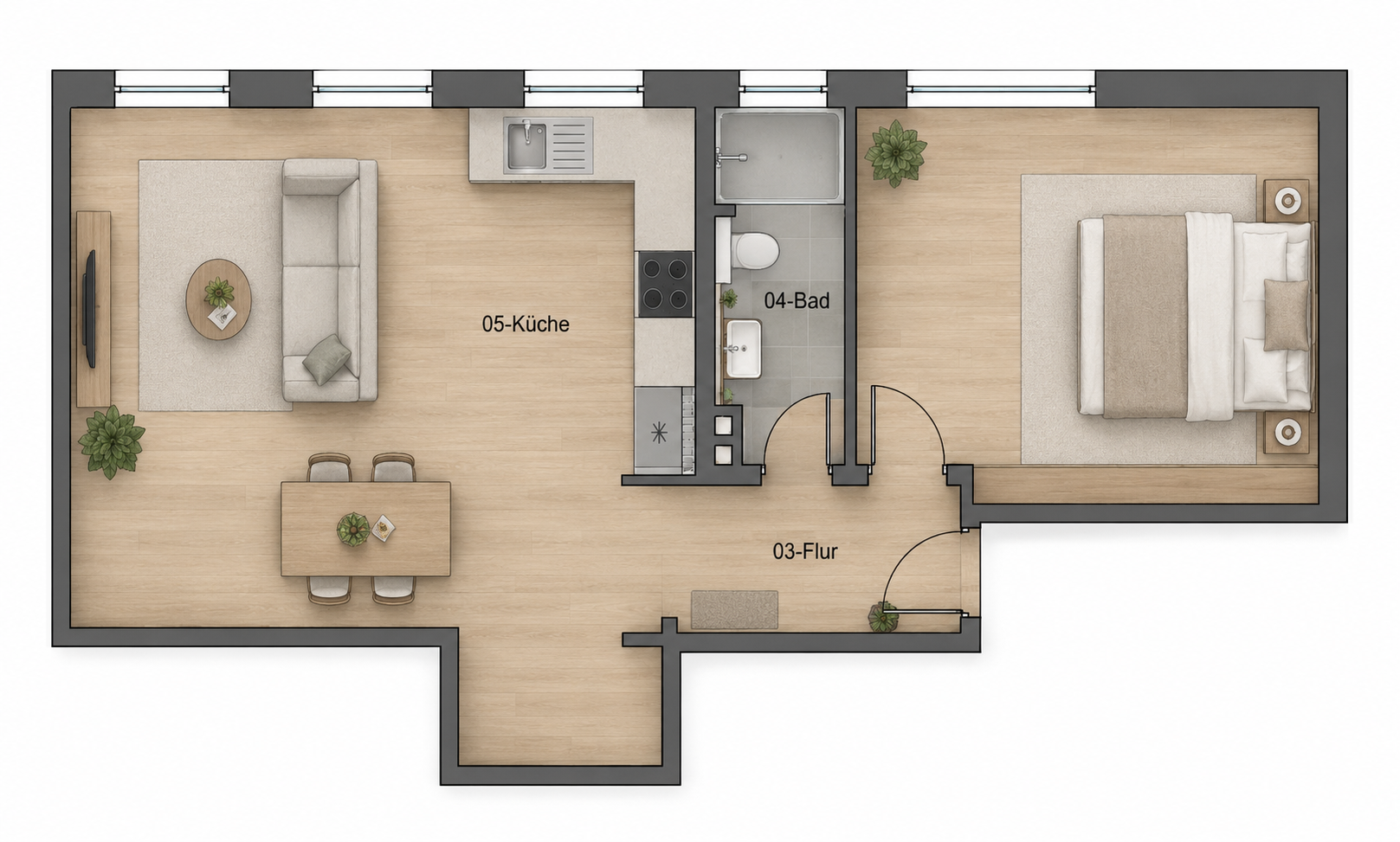 Wohnung Kiefernweg in Göttingen