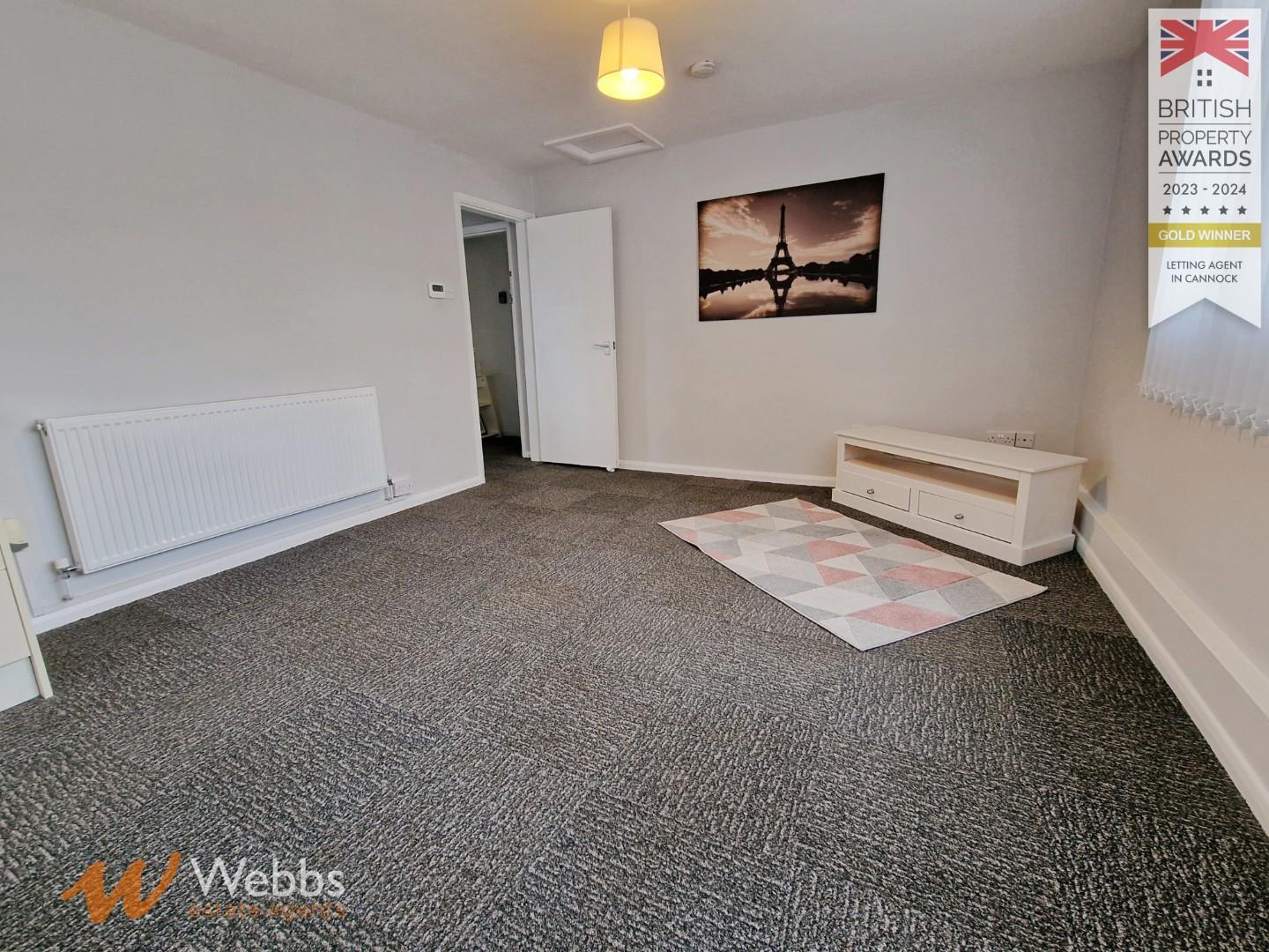 Flat Cannock Road in Cannock Chase