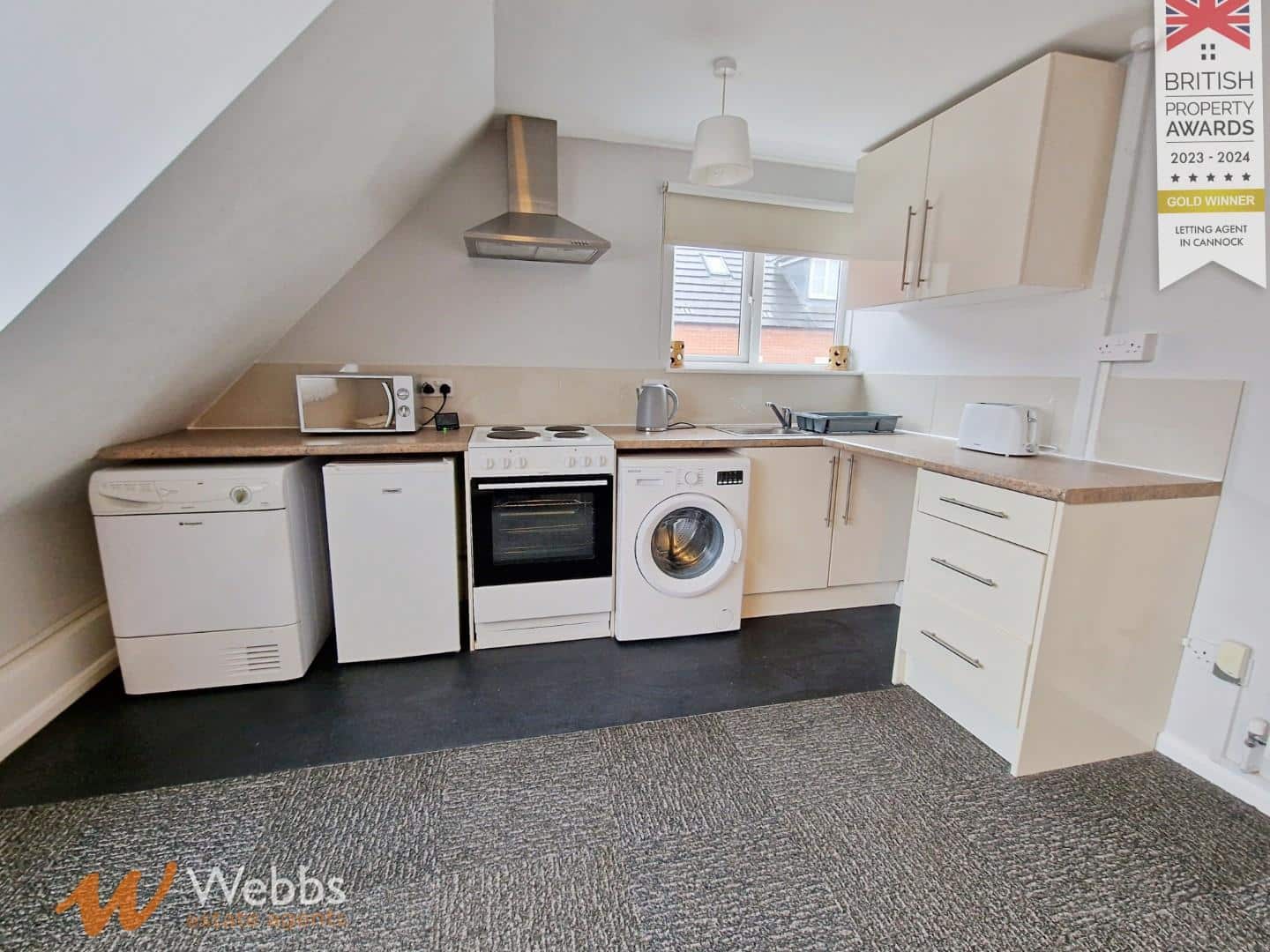 Flat Cannock Road in Cannock Chase