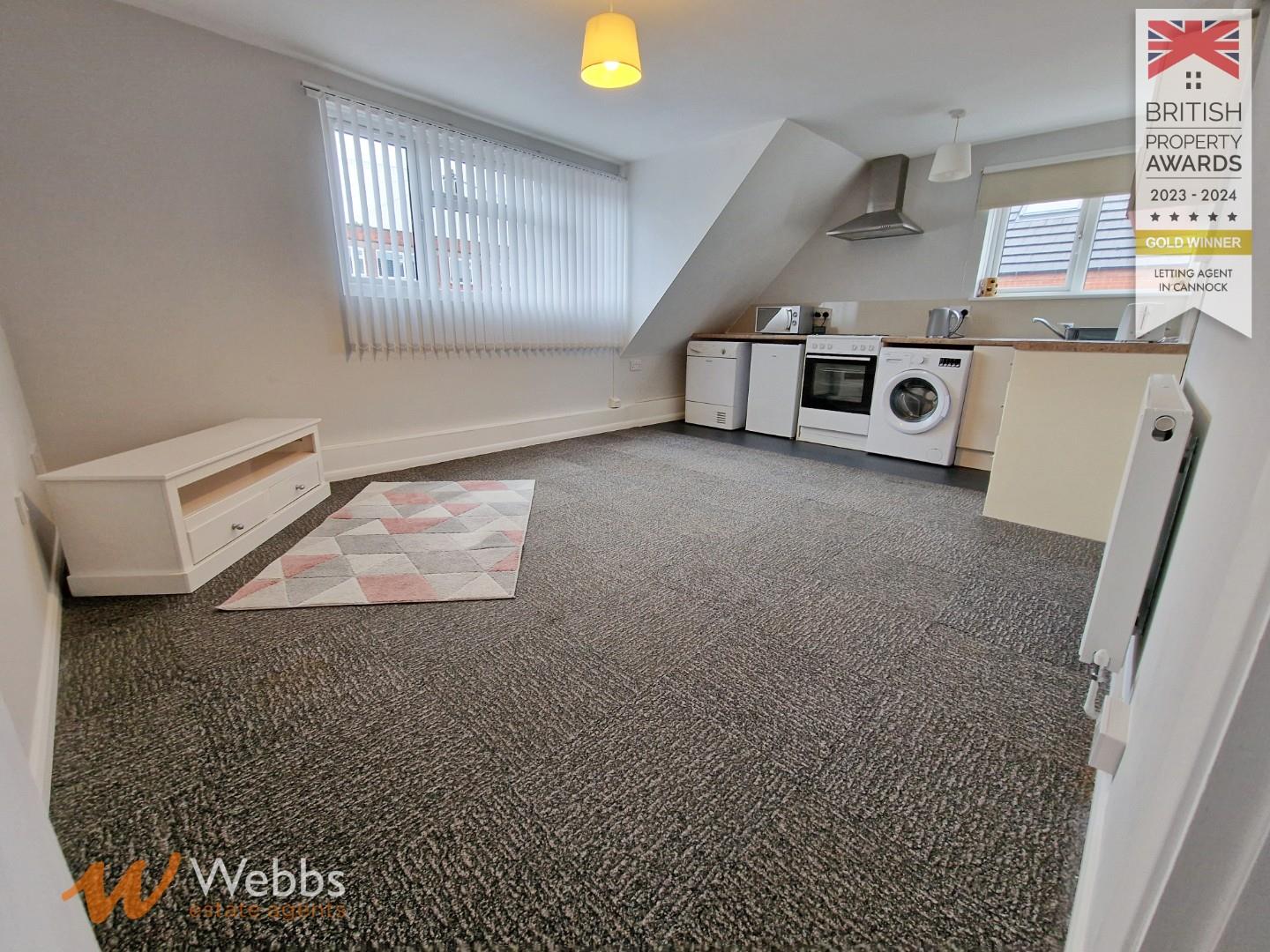 Flat Cannock Road in Cannock Chase