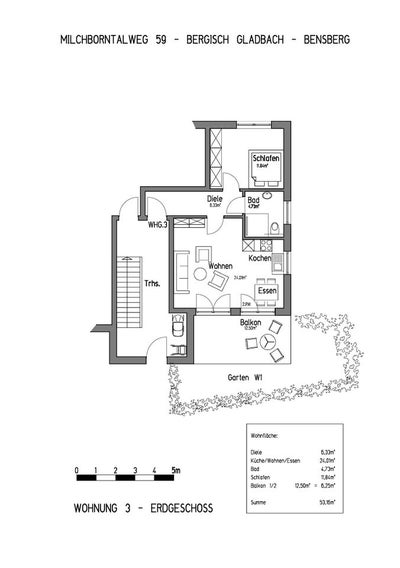 Wohnung Milchborntalweg in Bergisch Gladbach