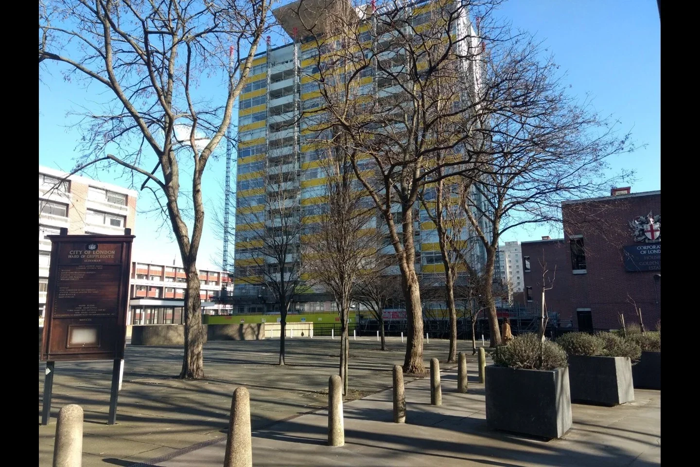 Flat Fann Street in City of London