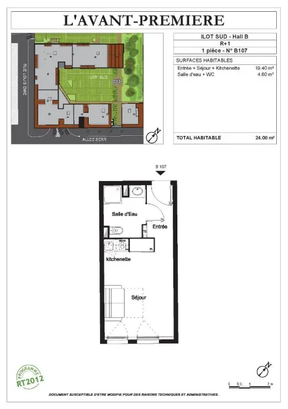 Appartement Allée Serr à Bordeaux