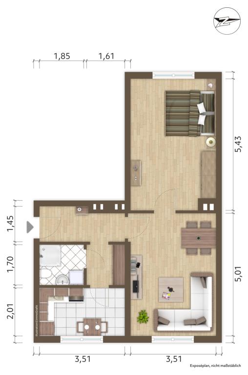 Wohnung Steinstraße in Hoyerswerda