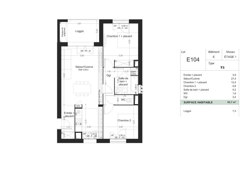 Appartement Chemin des Tuileries à Toulouse