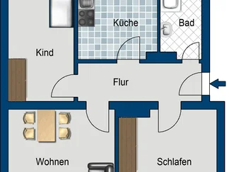Wohnung Försterstraße in Magdeburg