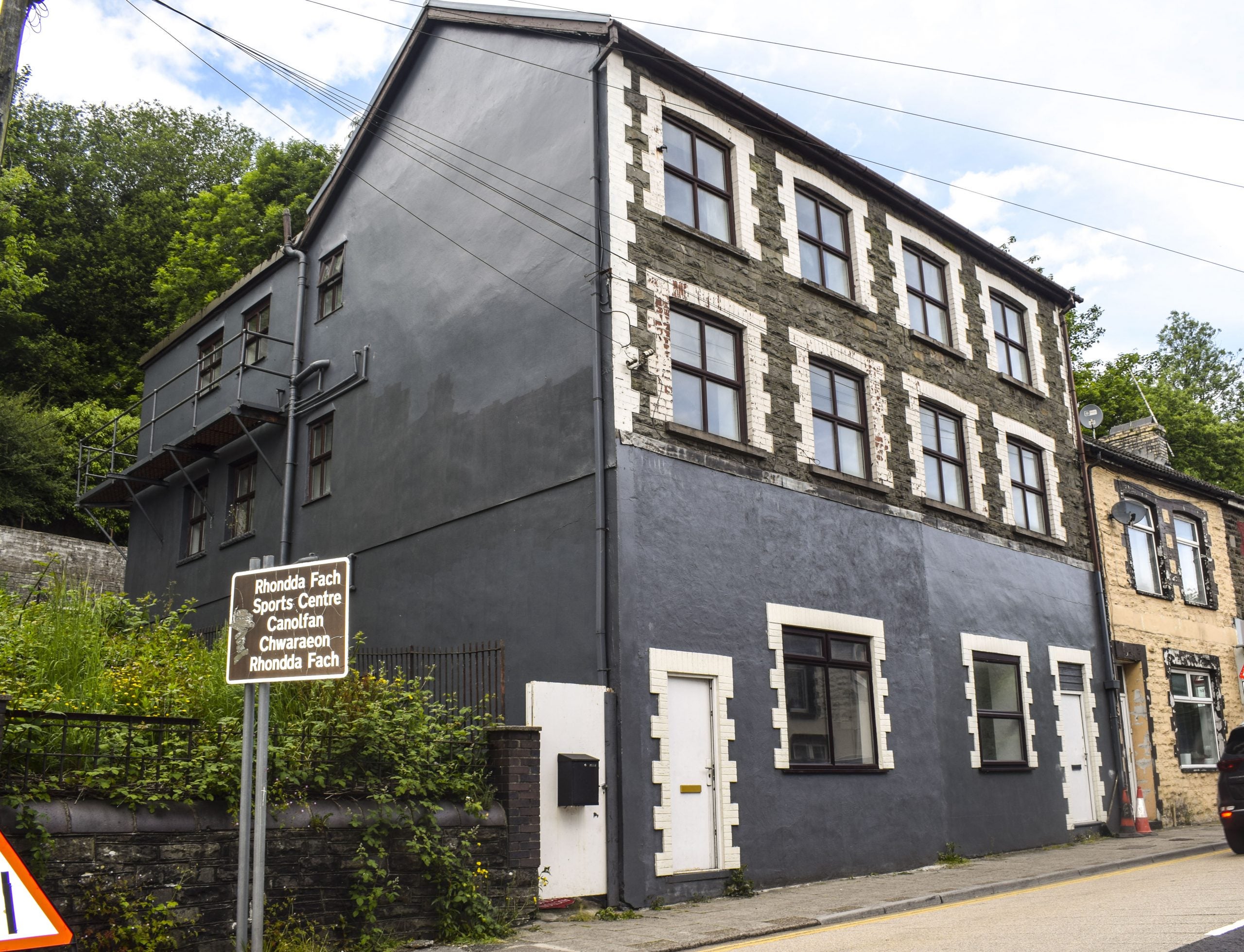 Flat East Road in Tylorstown