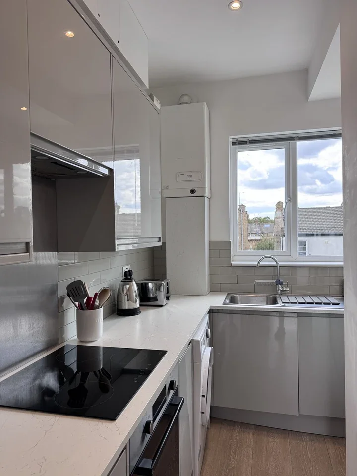 Flat Fernhead Road in City of Westminster
