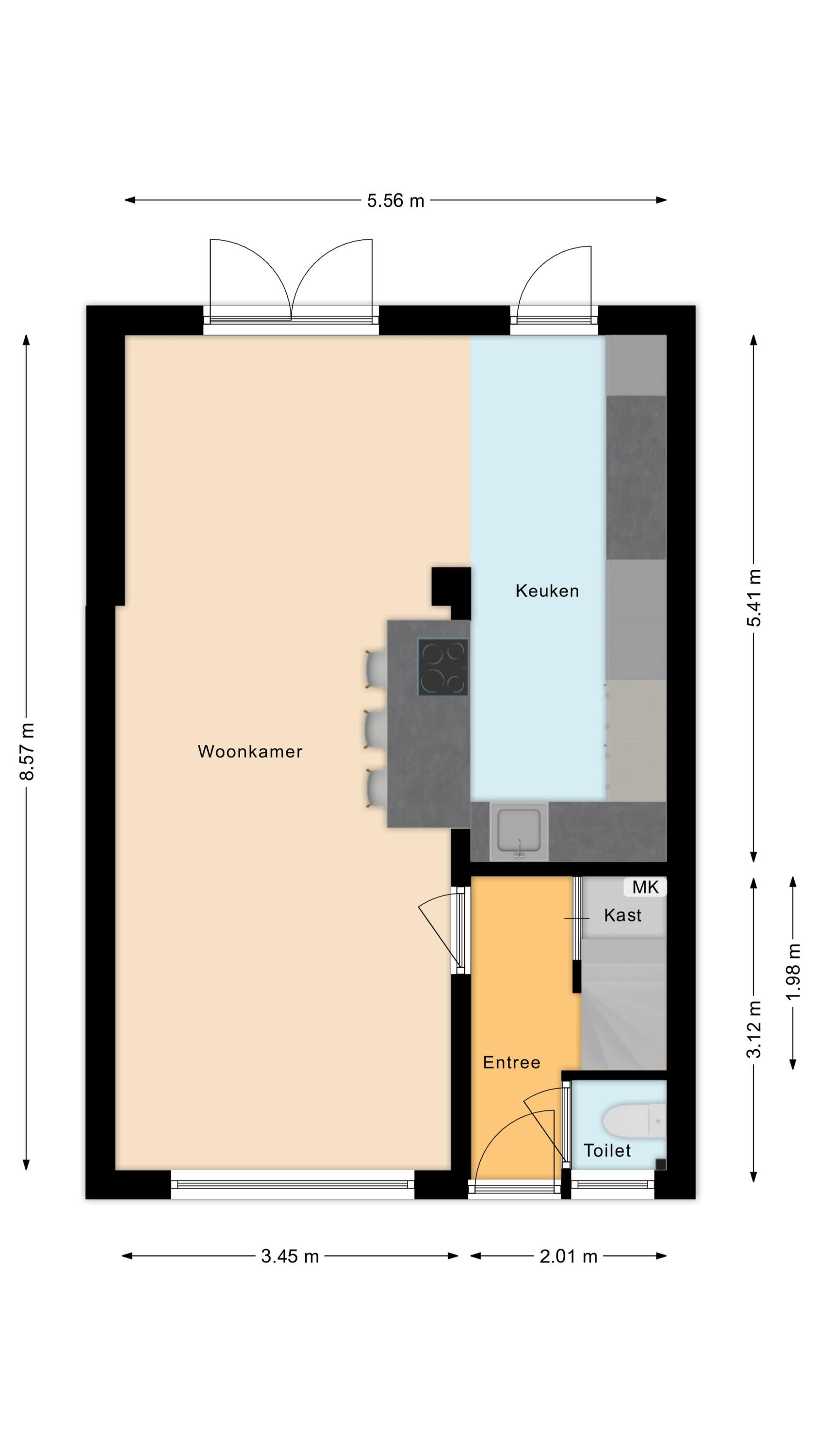 Tussenwoning te koop: Dr Ensinkstraat 16, Halsteren