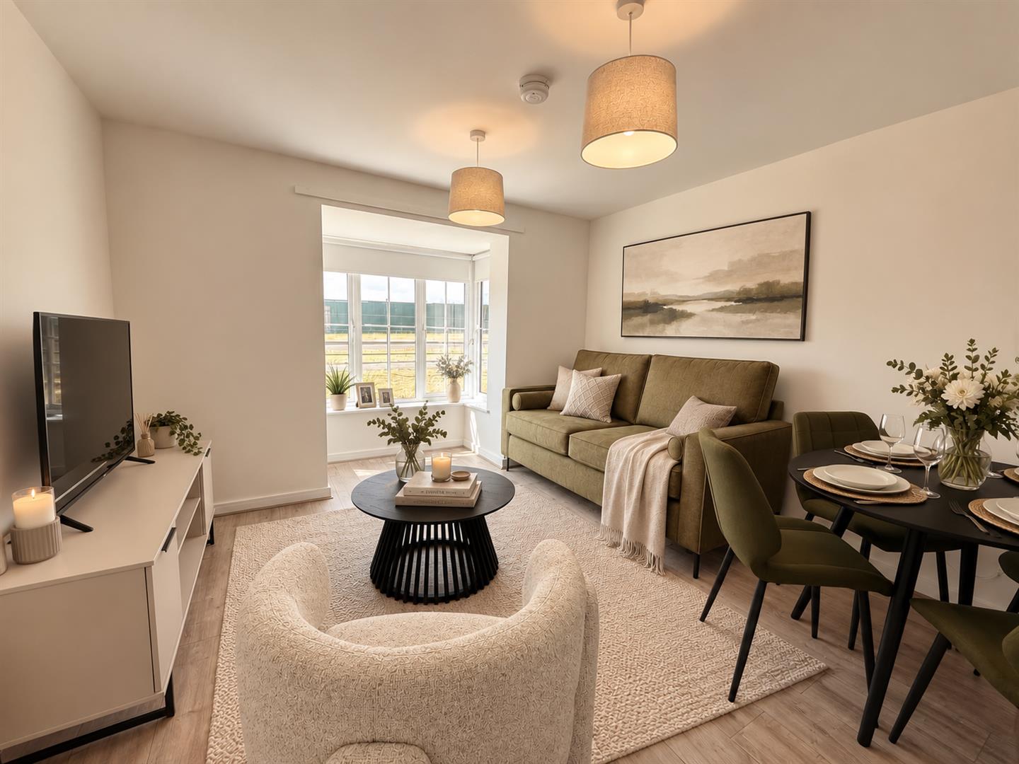 Flat Fairham Drive in Nottingham