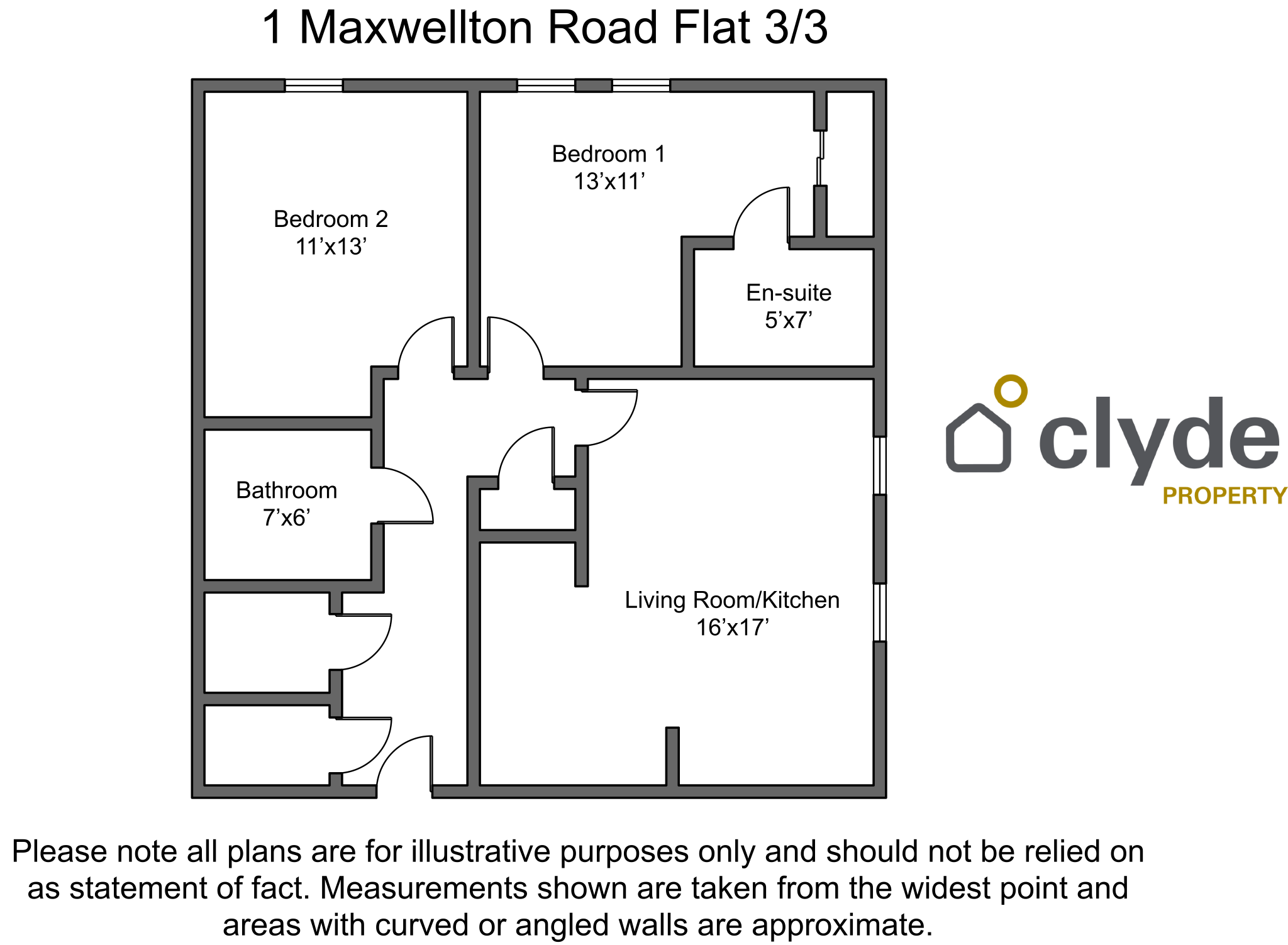 Flat Maxwellton Road in Paisley
