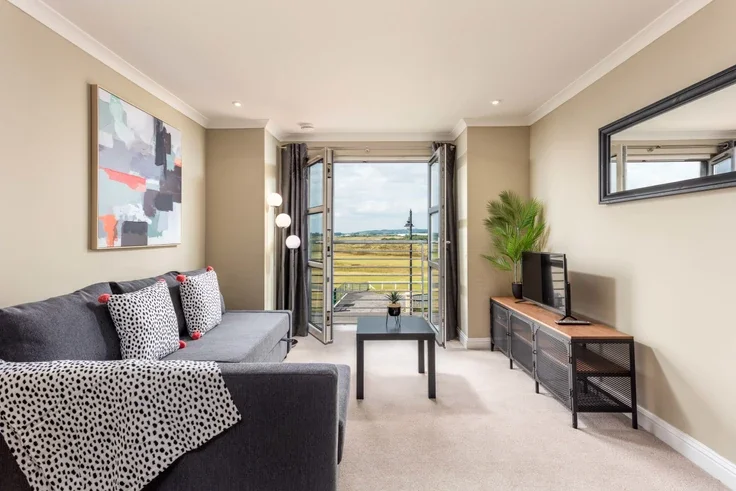 Flat Links Road in Prestwick