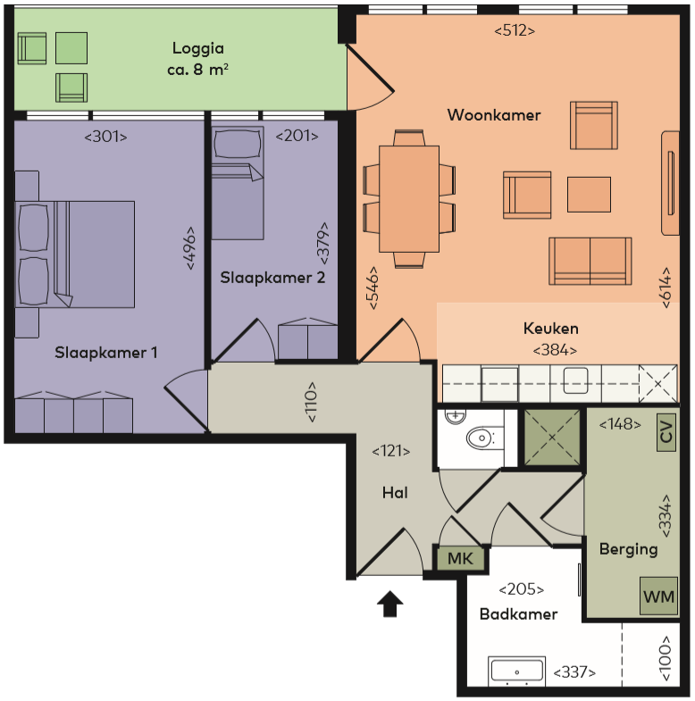 Appartement Bètaplein 172 in Leiden