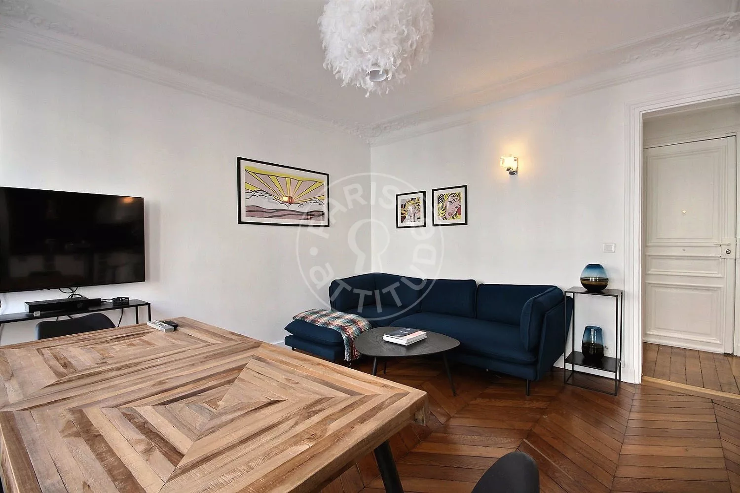 Flat Rue Gérando in Paris