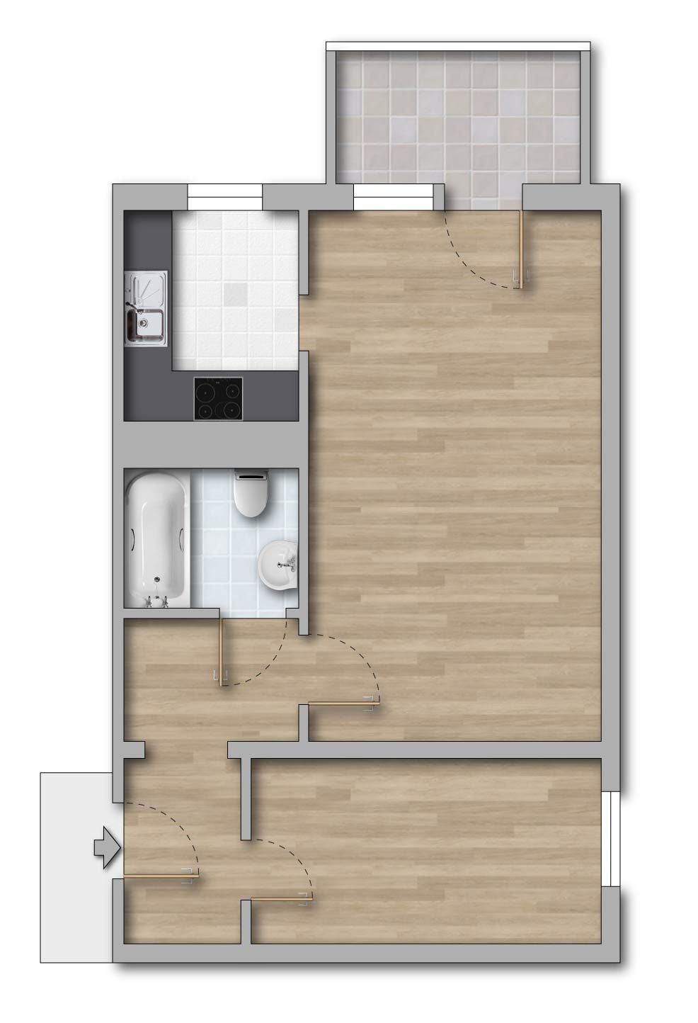 Wohnung Clara-Zetkin-Straße in Gotha