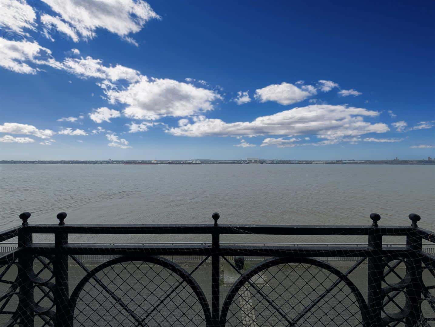 Flat South Ferry Quay in Liverpool