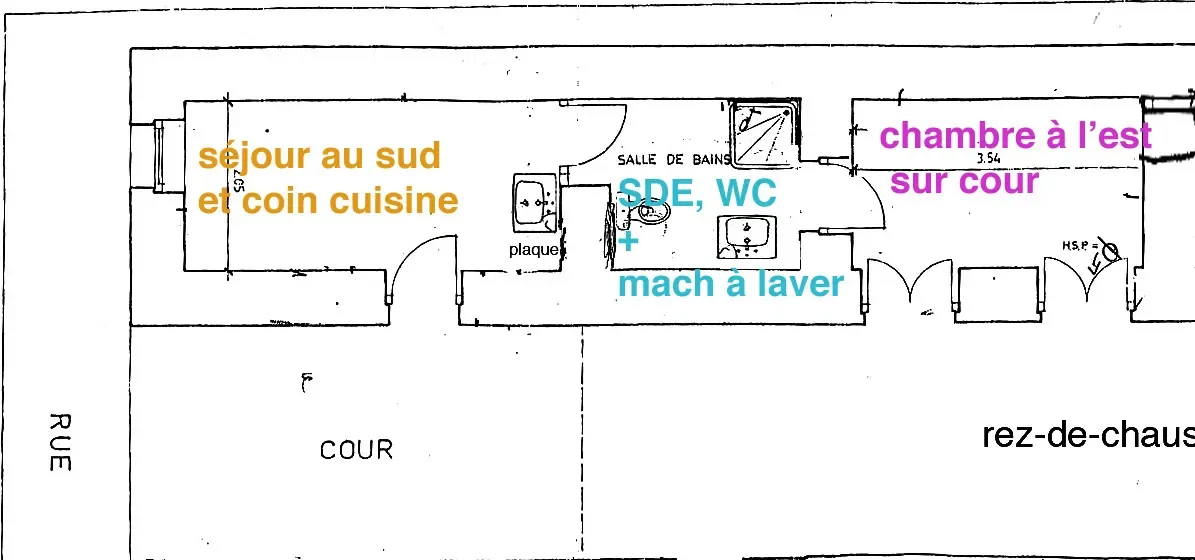 Chambre Route de Pontoise à Vaux-sur-Seine