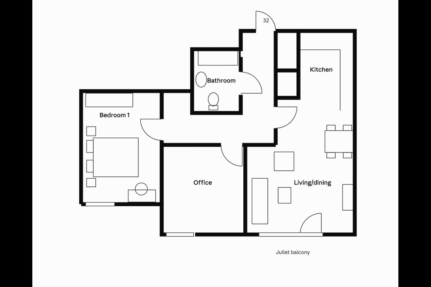 Flat Coldharbour Lane in Greater London
