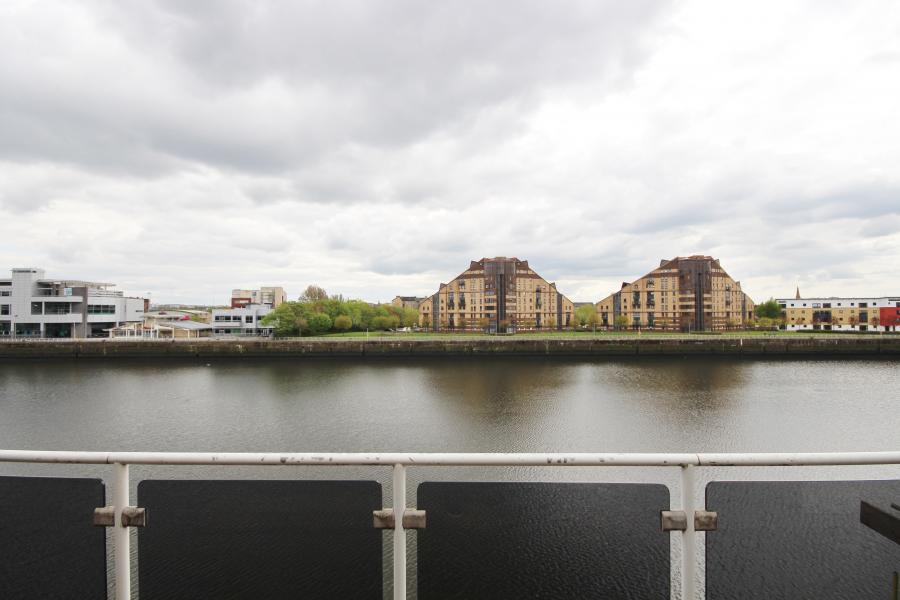 Flat Clyde Walkway in Glasgow
