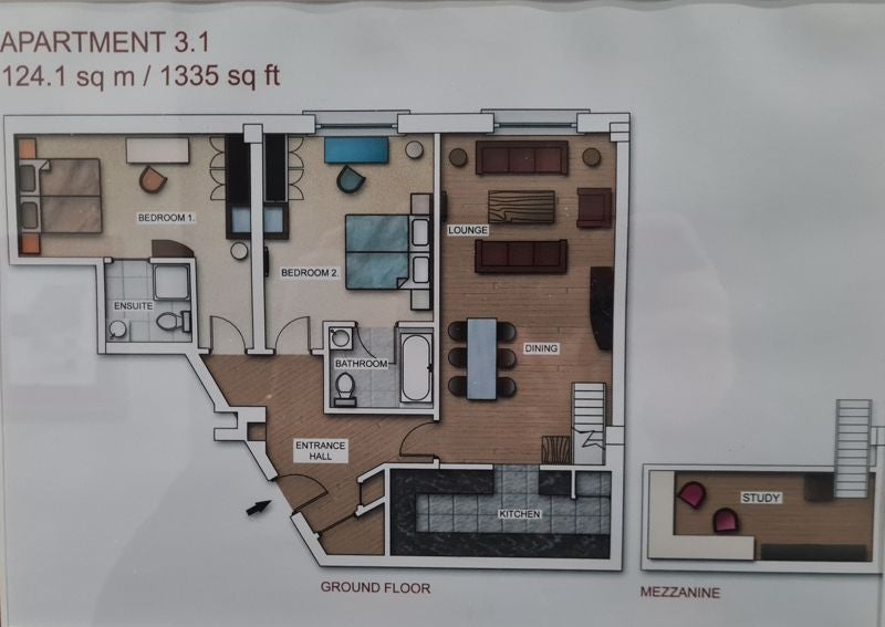 Flat Fitzwilliam Street in Peterborough
