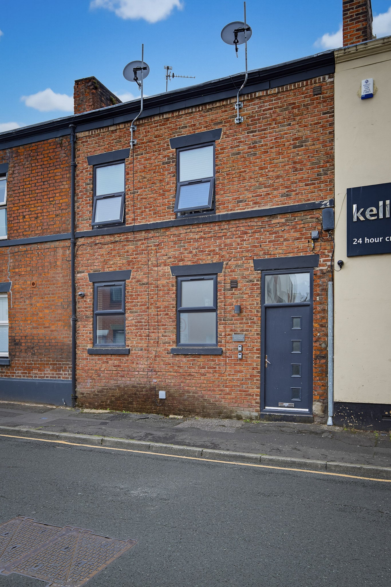 Flat Cross Street in Preston