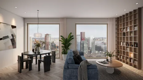 Flat Baan in Rotterdam