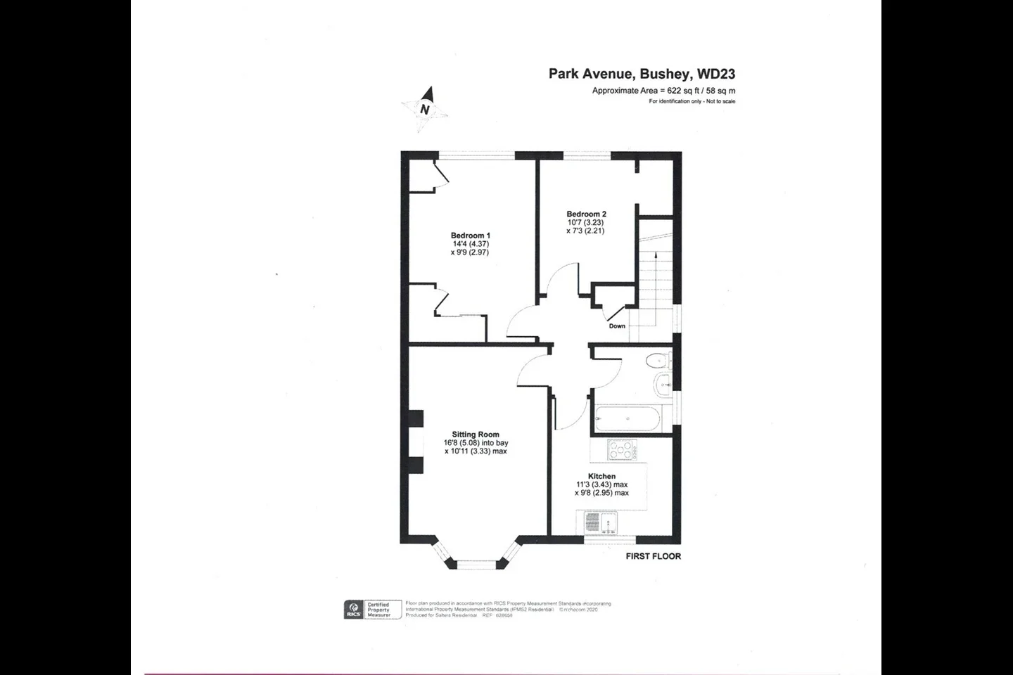 Flat Park Avenue in Hertsmere