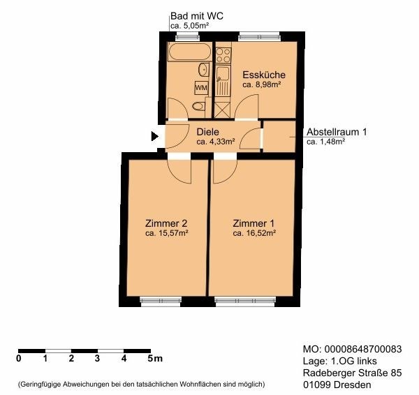 Wohnung Radeberger Straße in Dresden