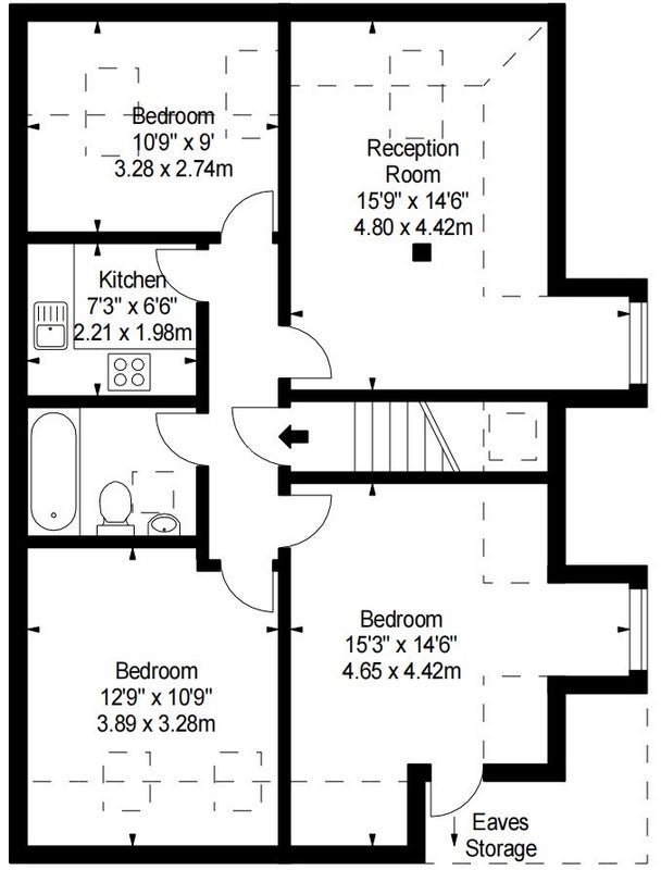 Room Hoe Street in Greater London