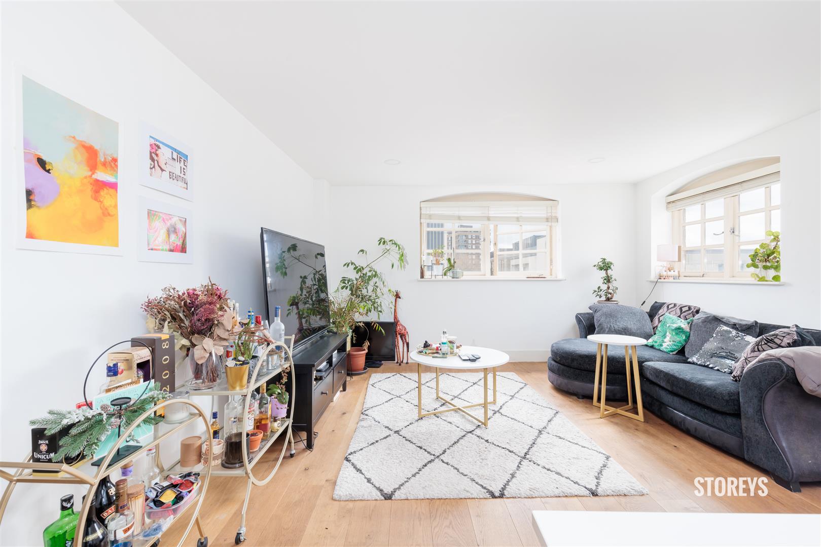 Flat Kingsland Road in London