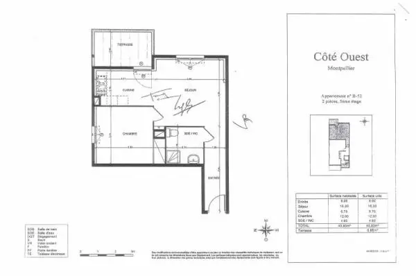 Appartement Route de Lodève à Montpellier