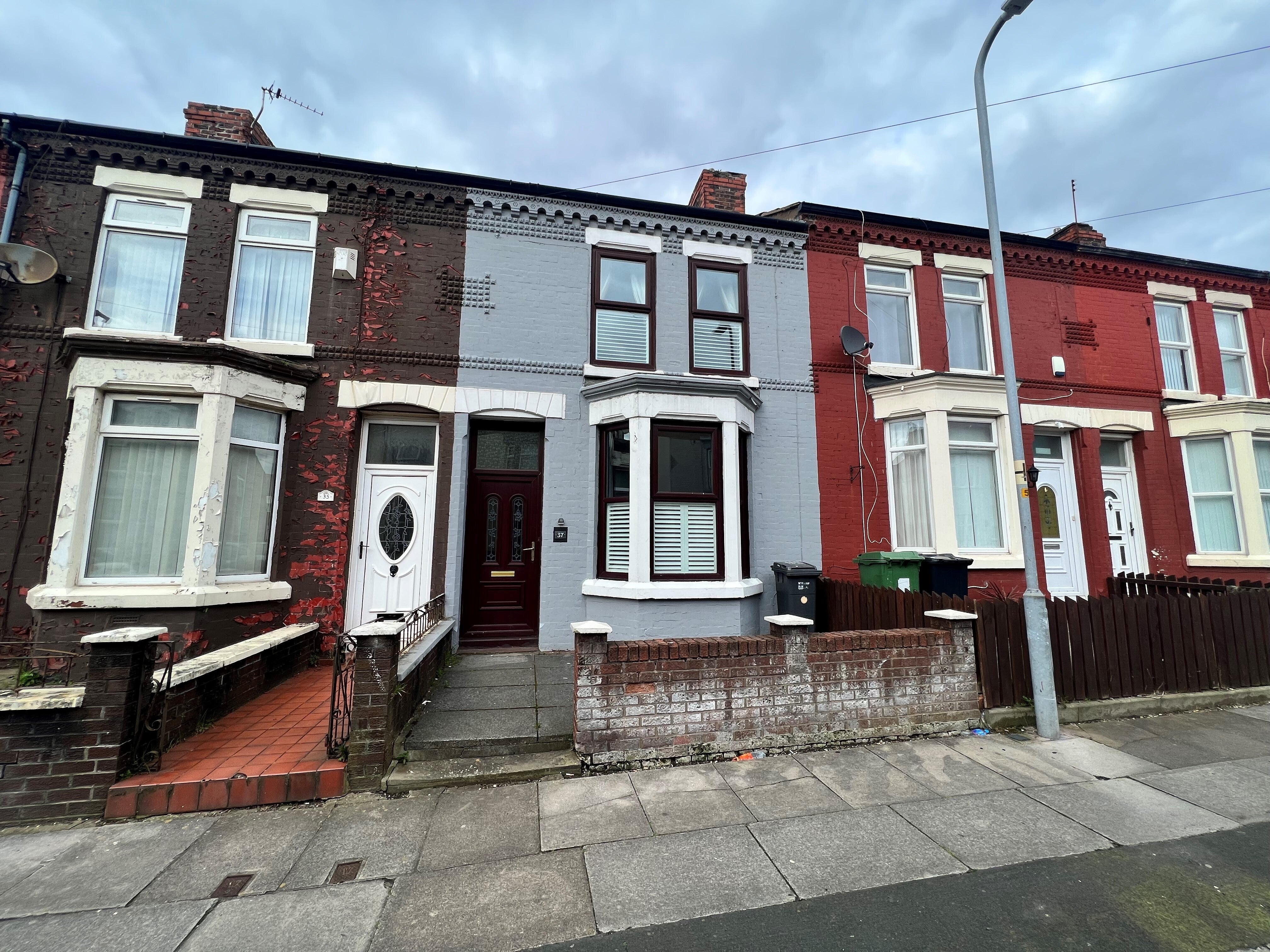 House Downing Road in Bootle