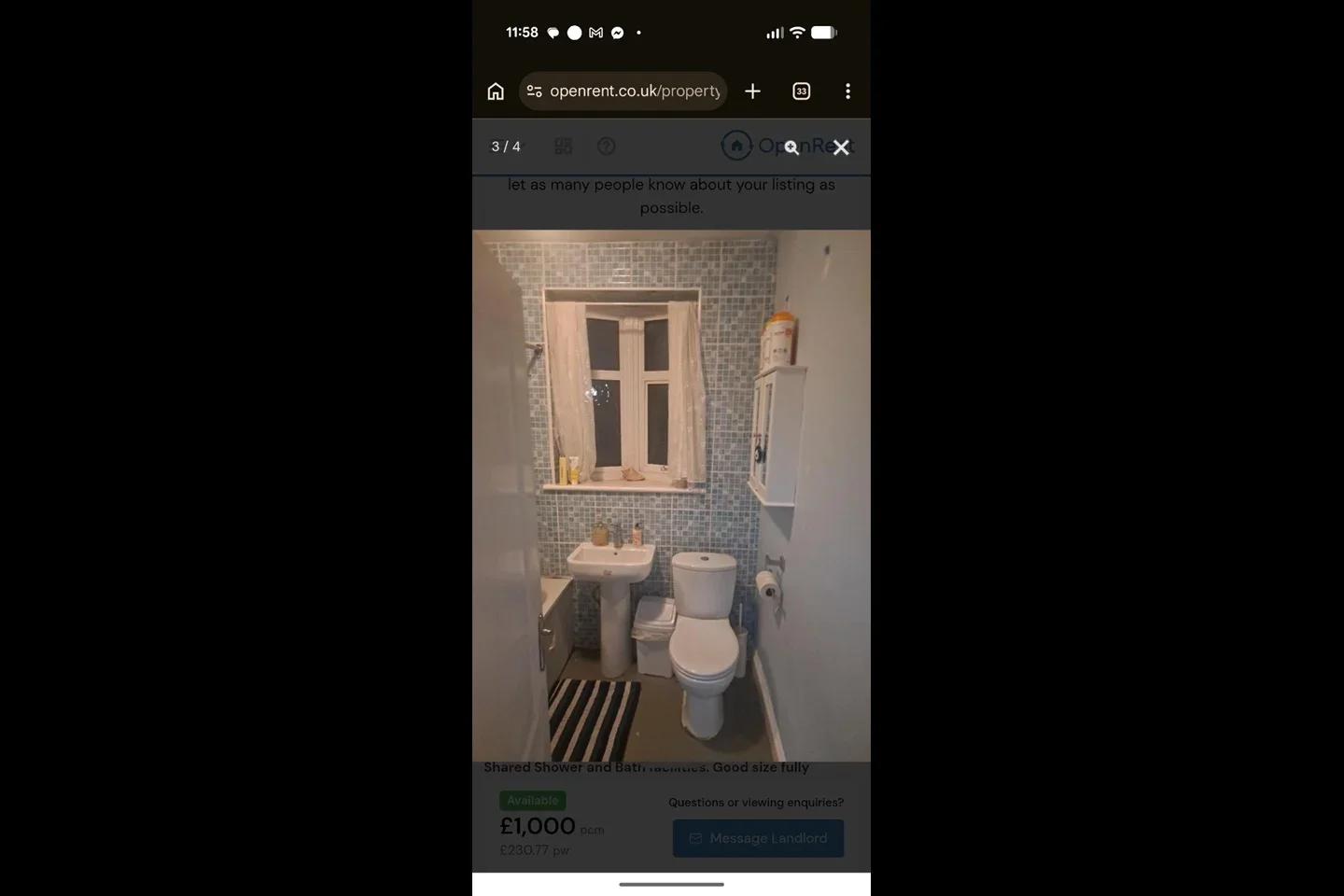 Room Highcroft Avenue in Greater London