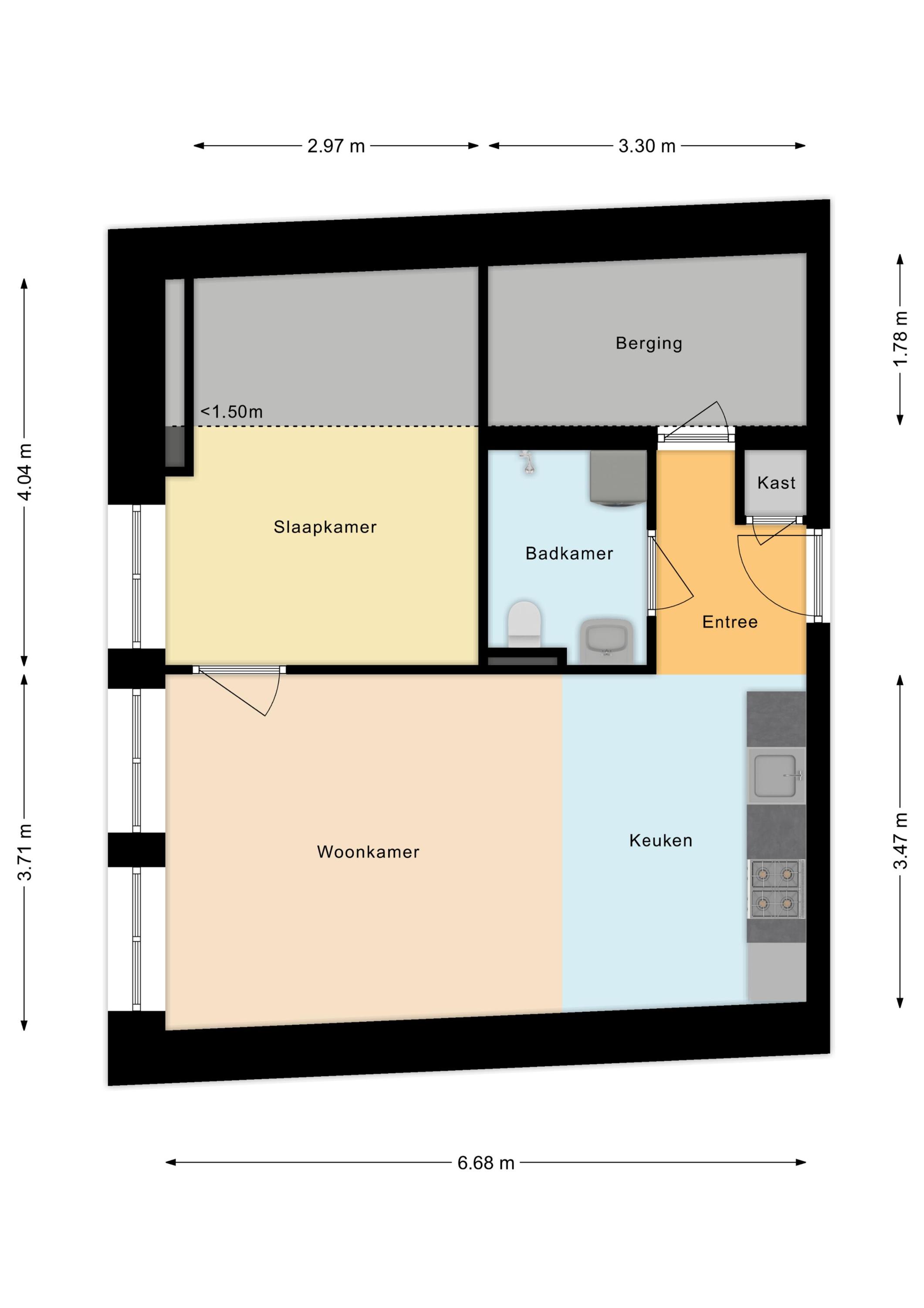Appartement Lindegracht in Alkmaar