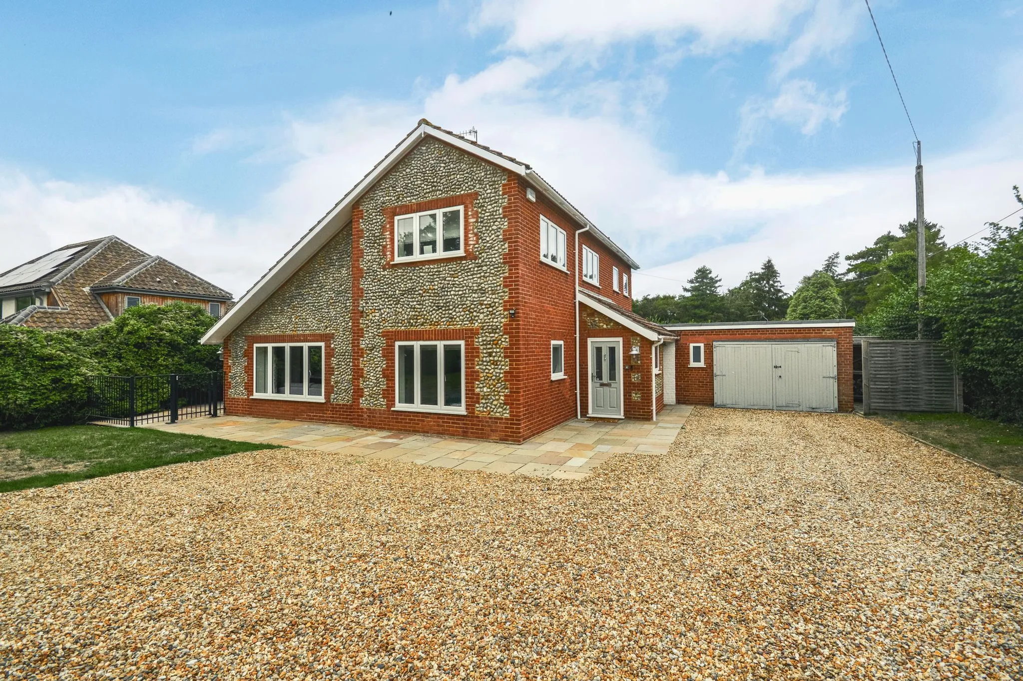 House Cley Road in North Norfolk