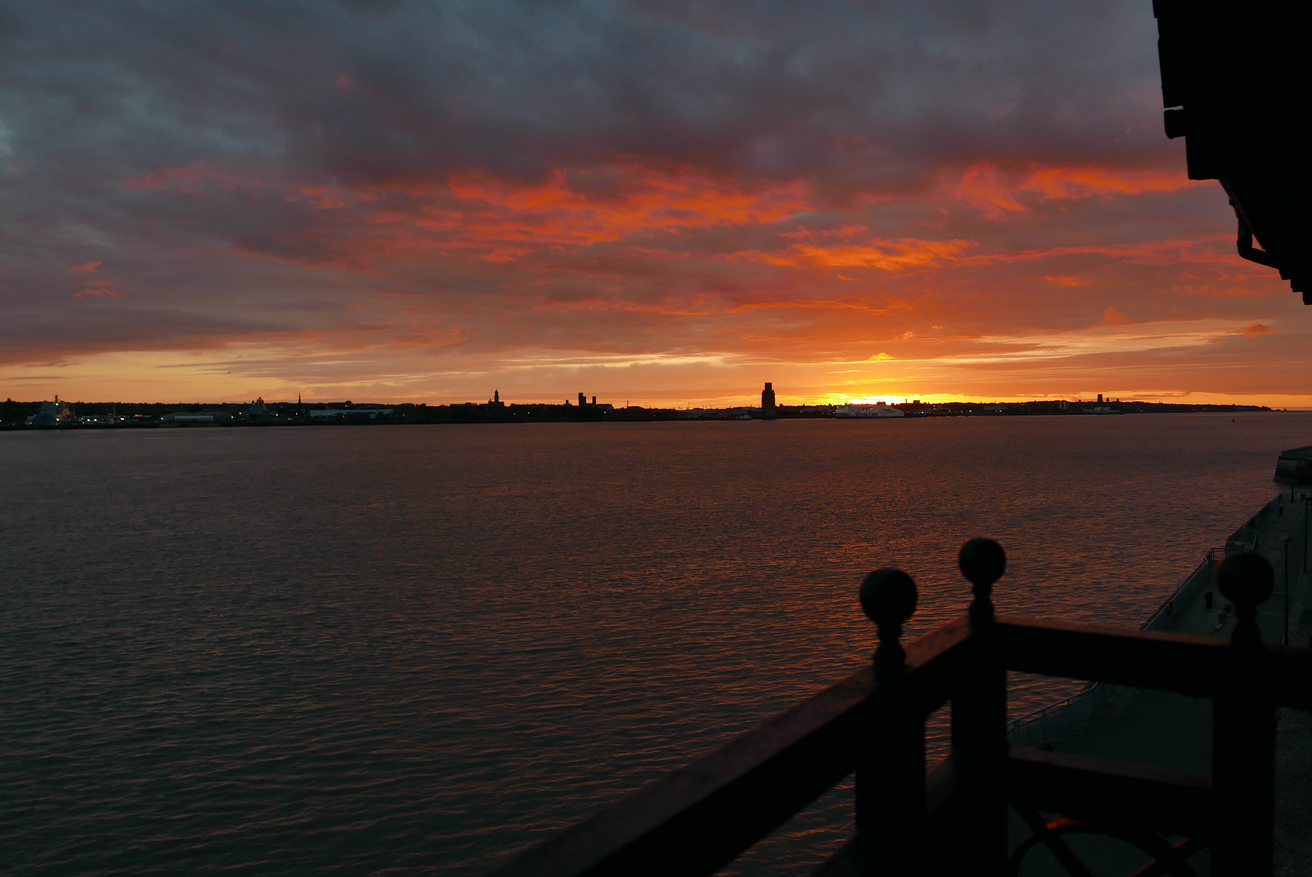 Flat South Ferry Quay in Liverpool