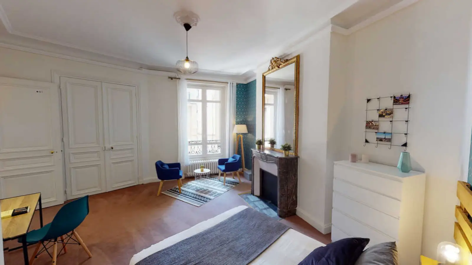 Chambre Boulevard Malesherbes à Paris