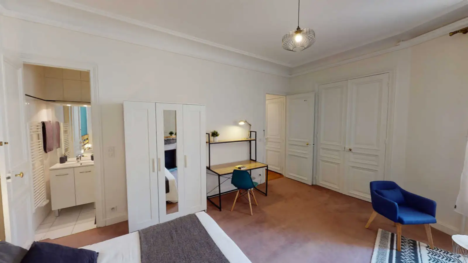 Chambre Boulevard Malesherbes à Paris