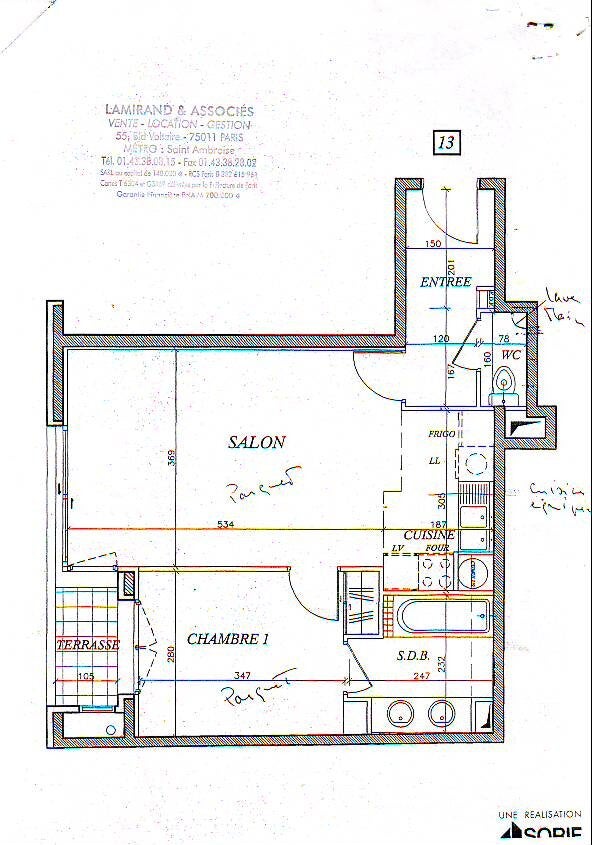 Appartement Rue de la Saussière à Boulogne-Billancourt